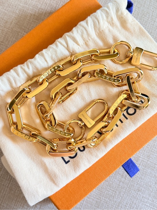 Louis Vuitton Handbags - Louis Vuitton Coussin Gold Chain Strap Monogram Chunky Links w Box & Dust Bag